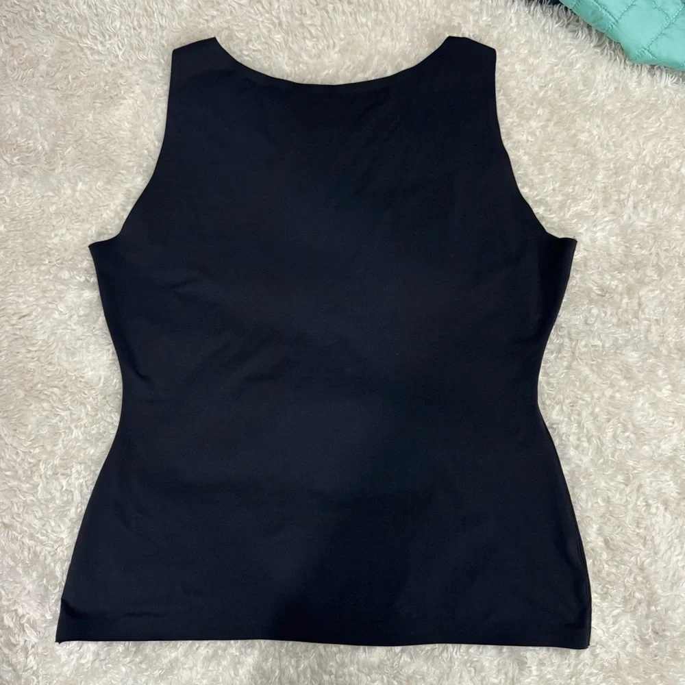 SPANX Black Fitted Tank Top in Black - Picture 4 of 9